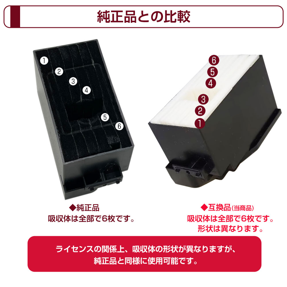 エコインク XP700 交換用廃インクパッド お得セット ボックスタイプ+