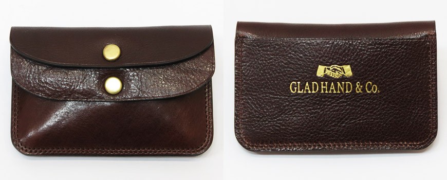 GLAD HAND（グラッドハンド） レザー ダブルフラップ コインケース