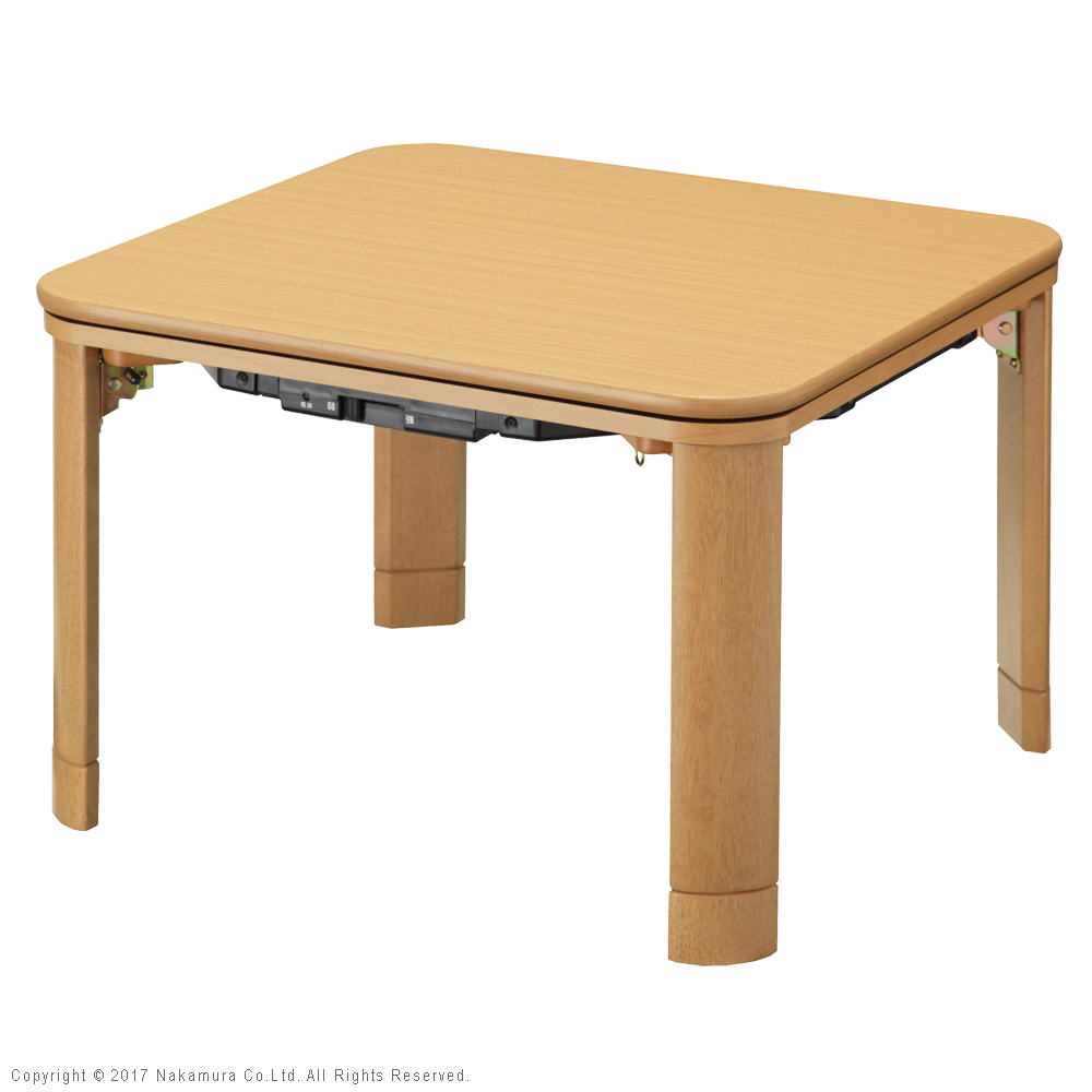 こたつ テーブル 折りたたみ 正方形 フラットヒーター折れ脚こたつ