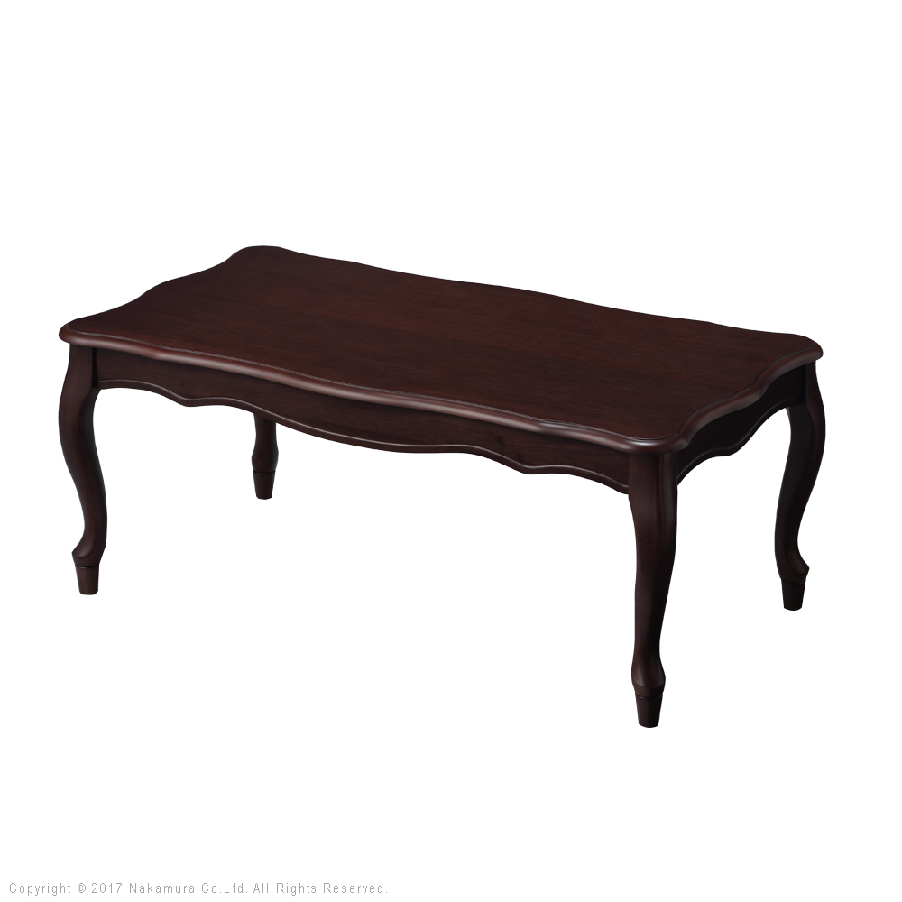 こたつ ローテーブル 長方形 ねこ脚こたつテーブル フローラ 105x60cm