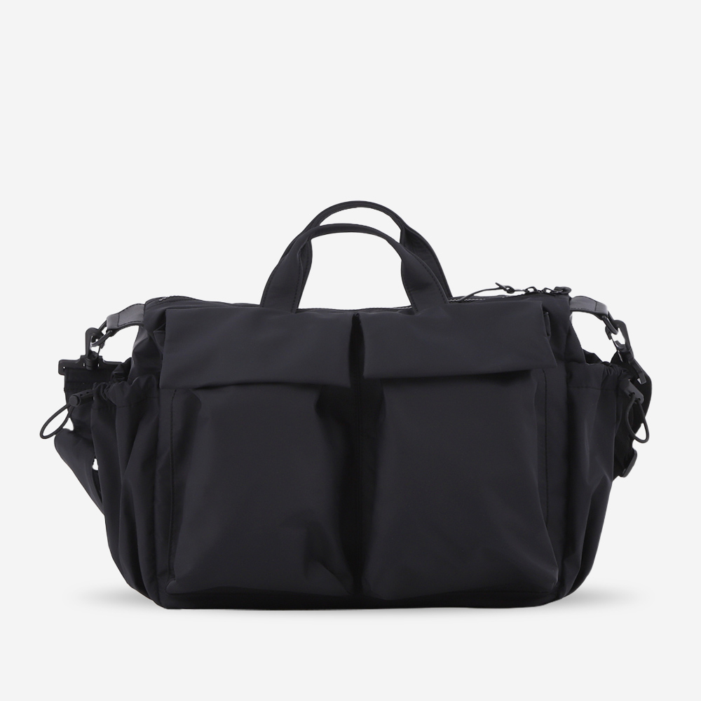 LQ MEN ブラック ボストンバッグ L.Q. ボストンバッグ ブラック 低