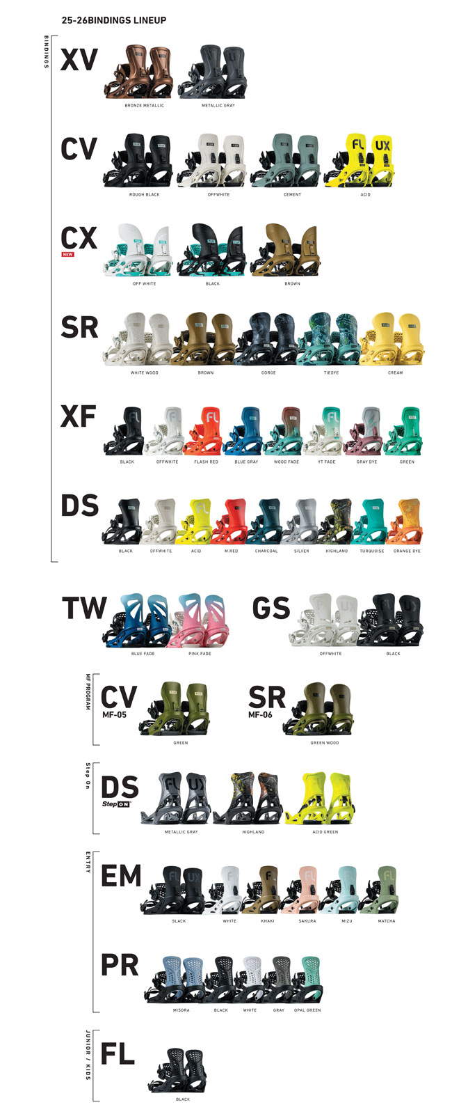 FLUX BINDINGS（フラックスバインディング） フラックス FLUX PR 25-26