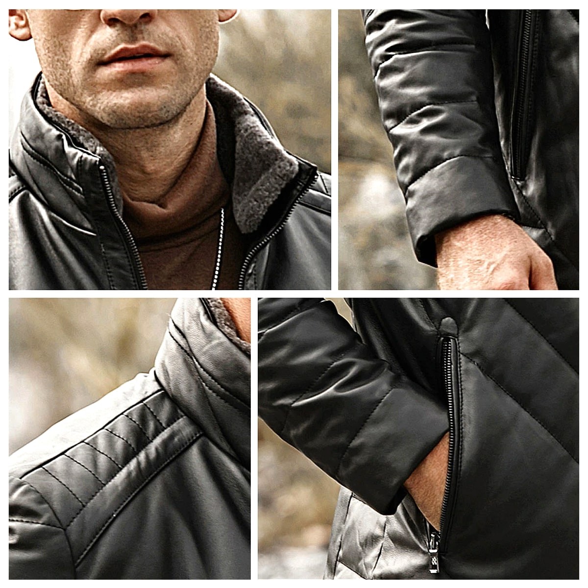 送料無料!】全10サイズ メンズ リムーバブルシープファーカラー