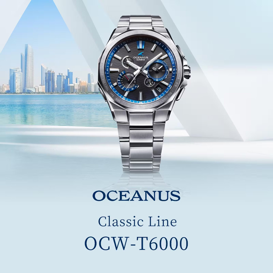 Classic Line CASIO OCEANUS クラシックライン OCW-T6000A-1AJF カシオ