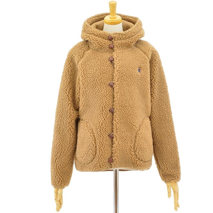 GYMPHLEX（ジムフレックス） J-1185PL ボアジャケット くるみボタン