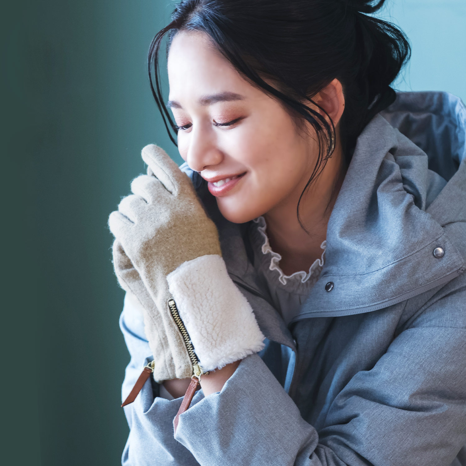 sankyo shokai（三京商会） [10%offクーポン]ニット＆ボア 手袋