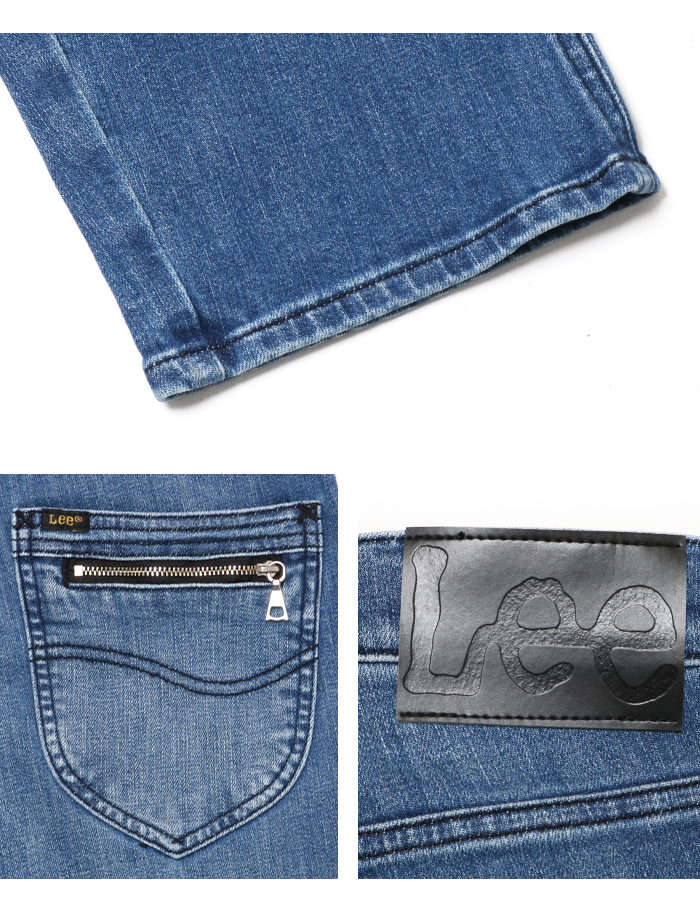 Lee（リー） X-LINE ジップナロー デニム スリムストレート ストレート