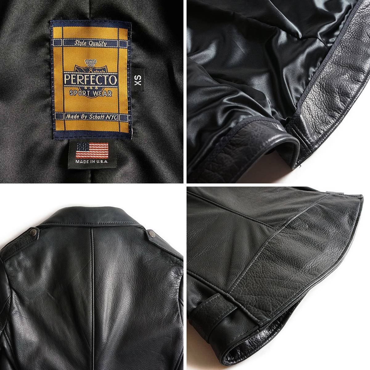 Schott N.Y.C（ショット） SCHOTT 536W カウハイド レディース ダブル