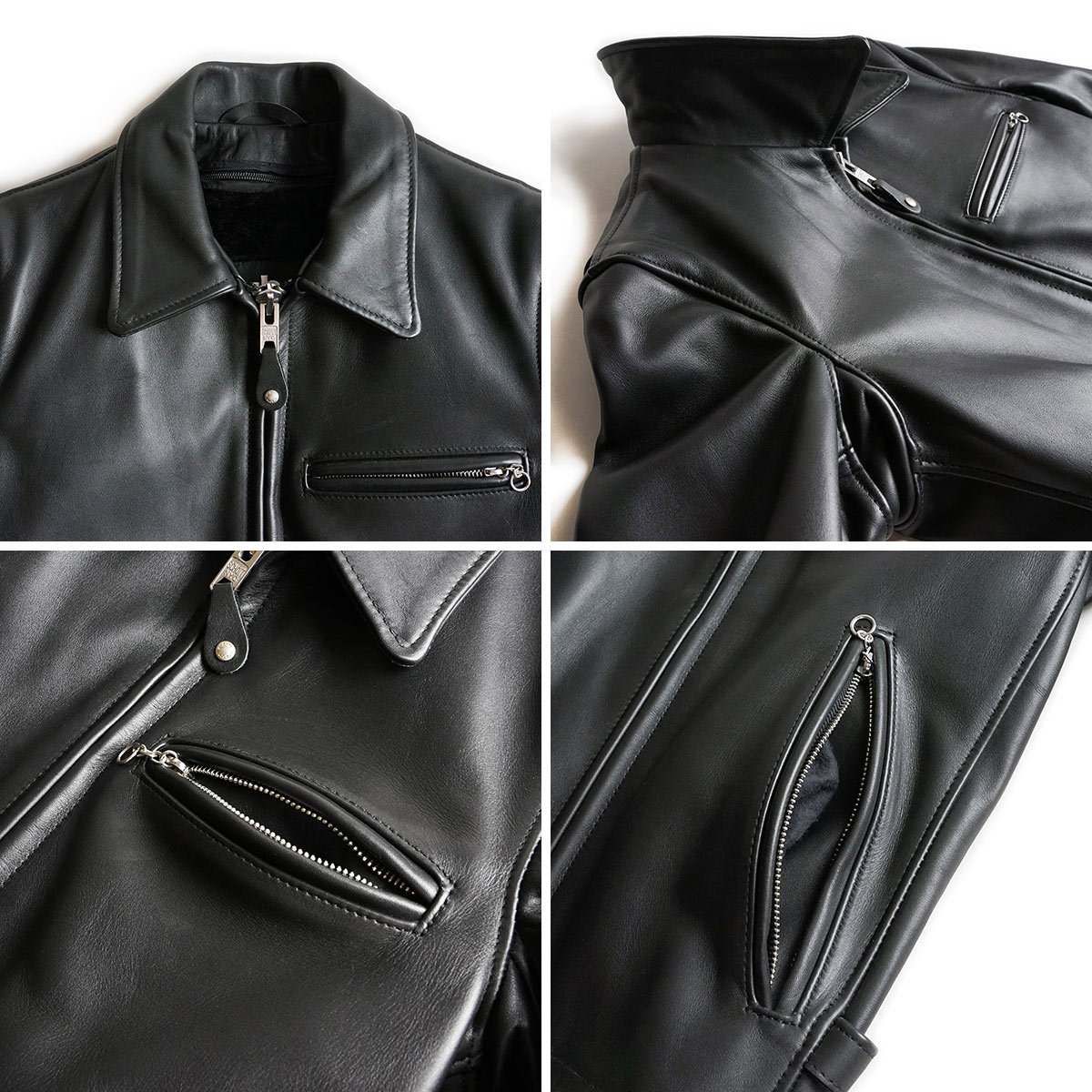 Schott N.Y.C（ショット） SCHOTT 643 当店別注 襟付き シングル