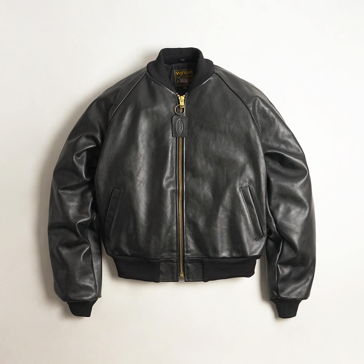 VANSON（バンソン） VANSON TJ チームジャケット ブラック アメリカ製