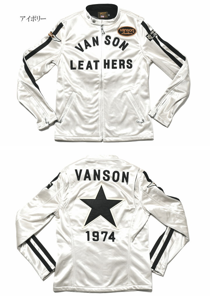 VANSON（バンソン） ライダース 復刻モデル ワンスター 刺繍＆フェルト