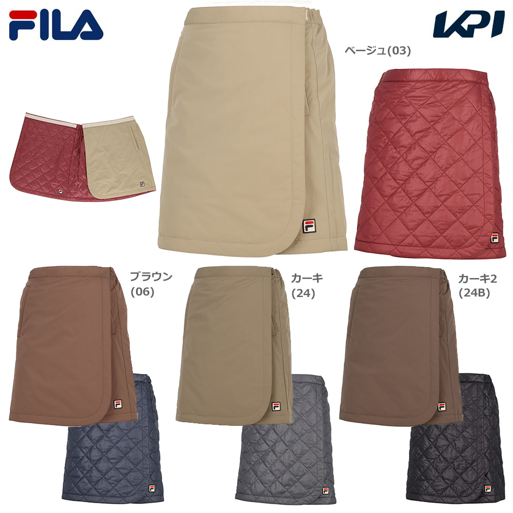 FILA（フィラ） テニスウェア レディース リバーシブルスコート キルト