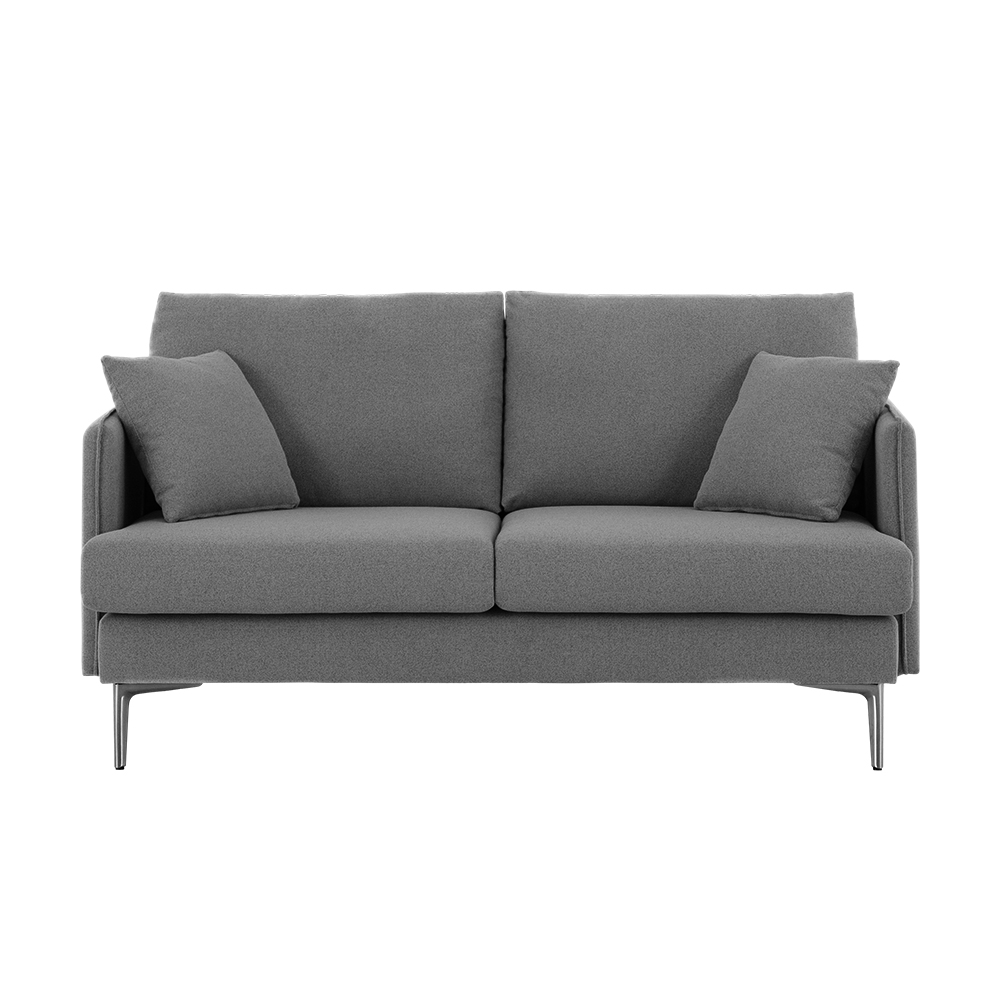 即日発送／日時指定OK】 フルカバーリング 2人掛けソファー ベージュ