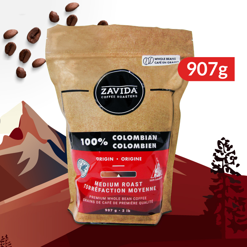 ZAVIDA ザビダコーヒー 100% コロンビアンコーヒー 907g 2lb 正規販売