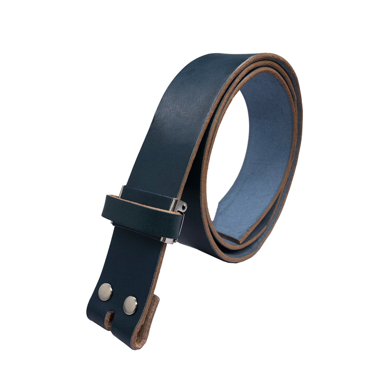 ベルト 栃木レザー メンズ 本革 帯のみ 交換用 バックル無し 40mm 牛革