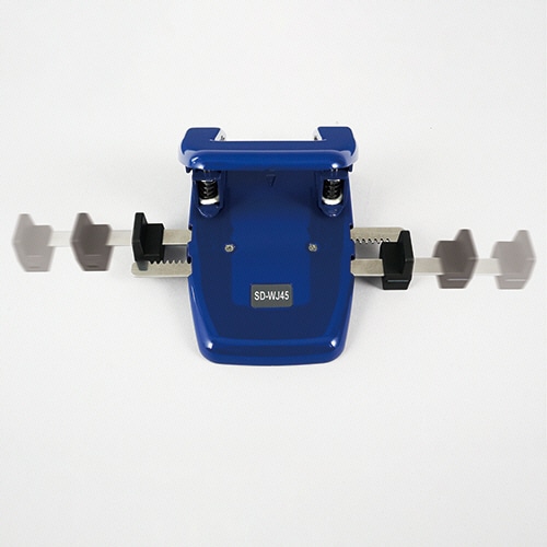 カール事務器 2穴パンチ 45枚穿孔 ブルー SD-WJ45K-B 1台（ご注文単位1