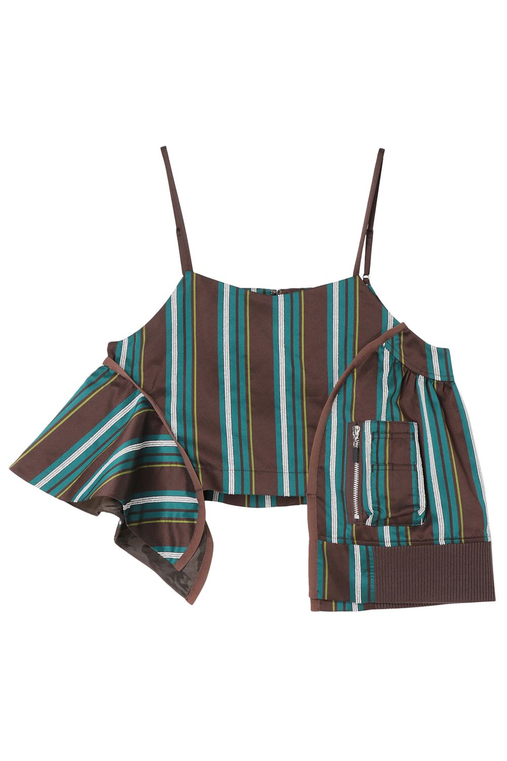 UN3D. - MULTI STRIPE CAMISOLE / マルチストライプキャミソール