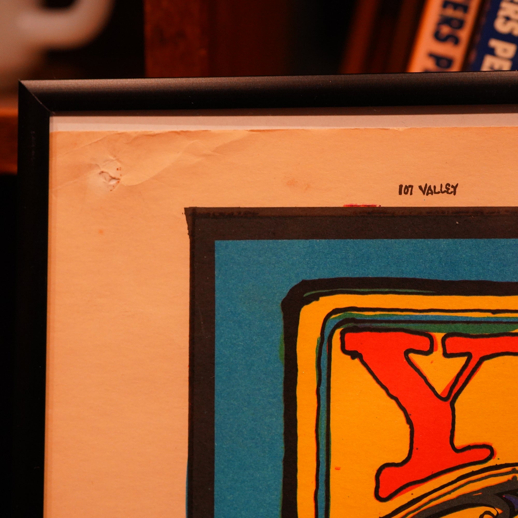 1970's ブラックライトポスター Yea, Though I Walk Thru the Valley