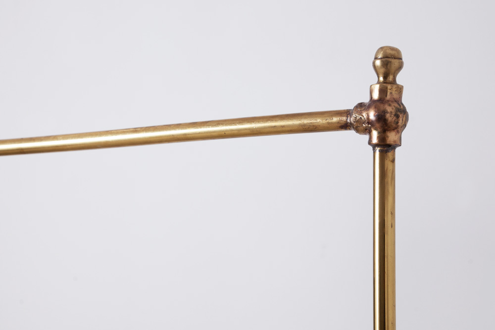 stoop | 1910s American Style Garments Brass Hanger Rack