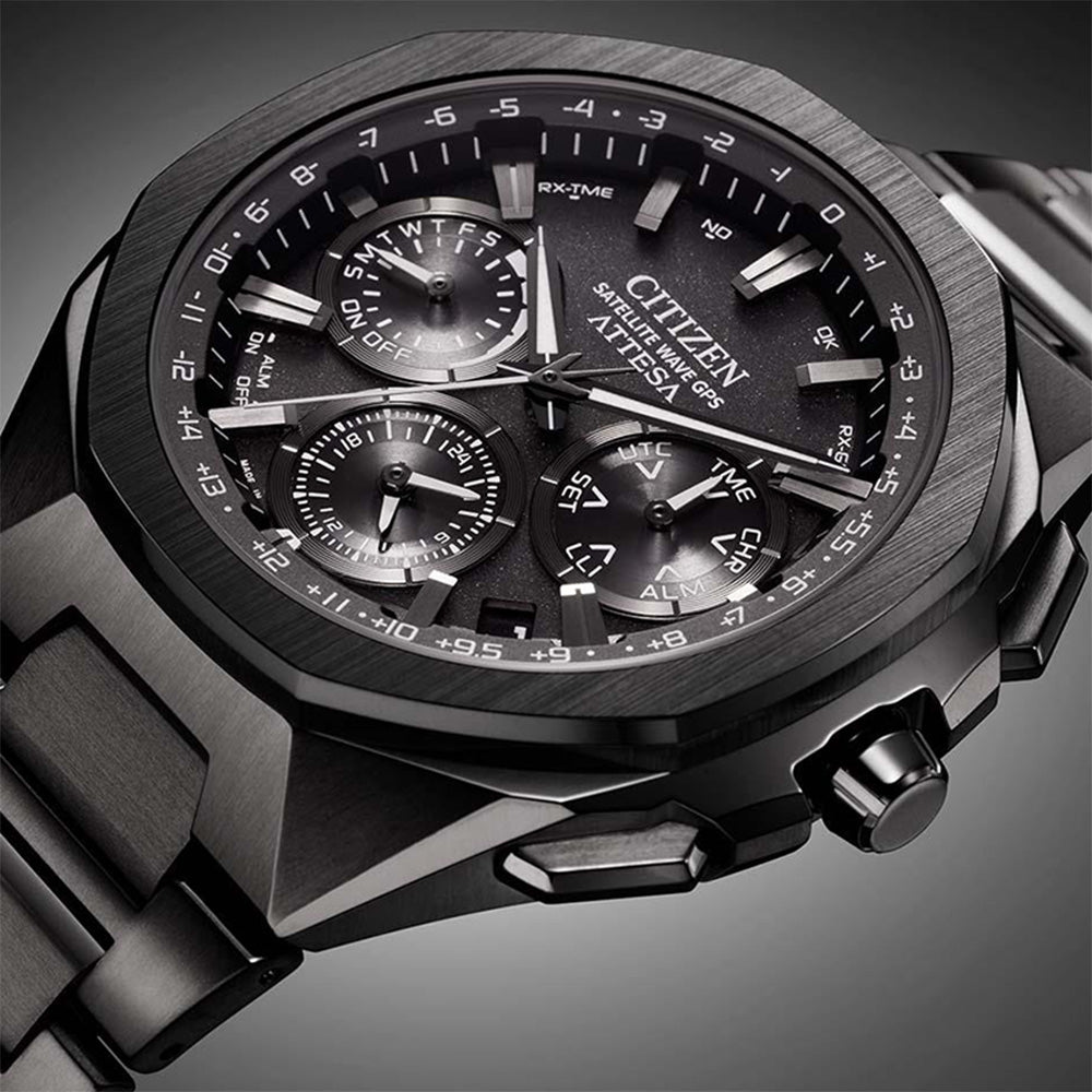 シチズン ATTESA ACT Line ブラックチタンシリーズ エコドライブ