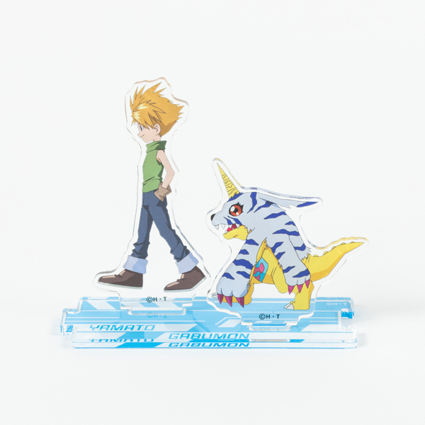 デジモンアドベンチャー】アクリルスタンド ヤマト＆ガブモン