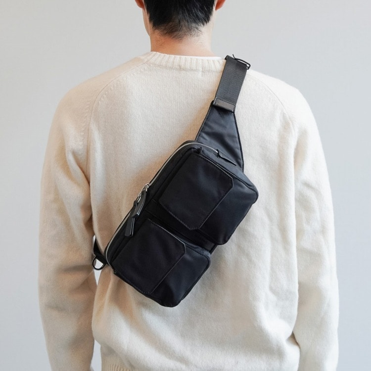 Orobianco／オロビアンコ タッティカ ボディバッグ 92941(01：ブラック