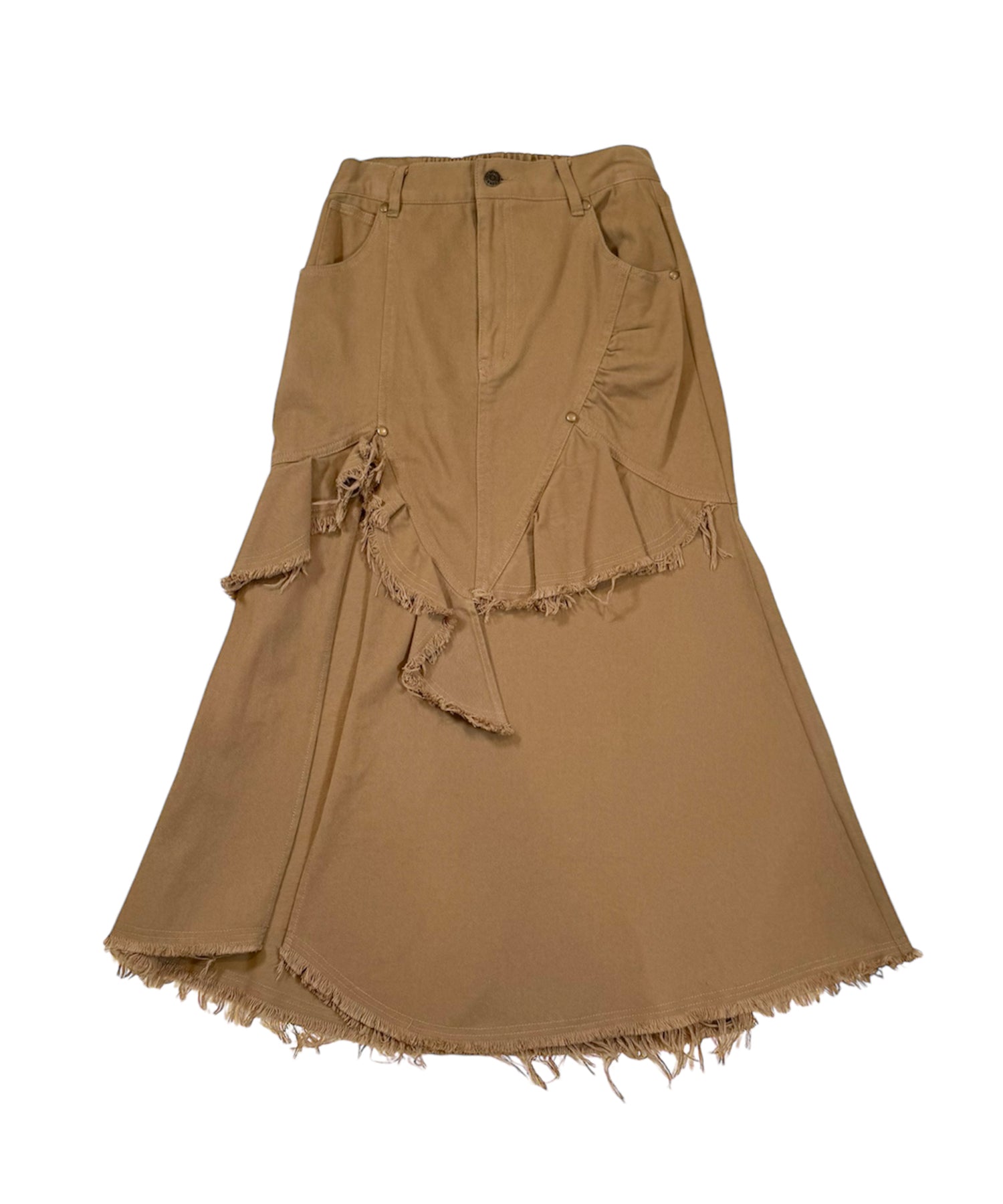 コットンランダムティアードスカート｜ACLENT（アクレント）