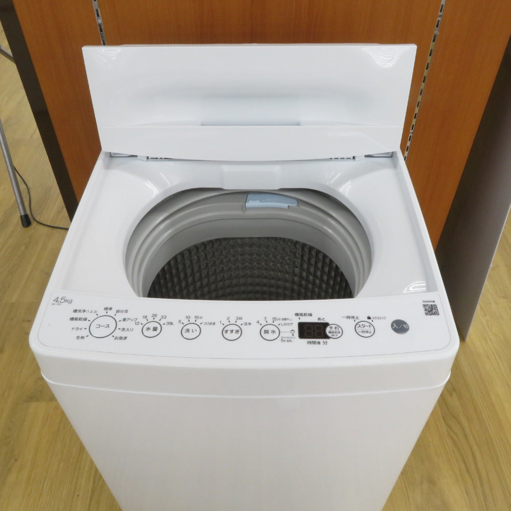 Haier ハイアール 全自動洗濯機 縦型 BW-45A 4.5kg 一人暮らし