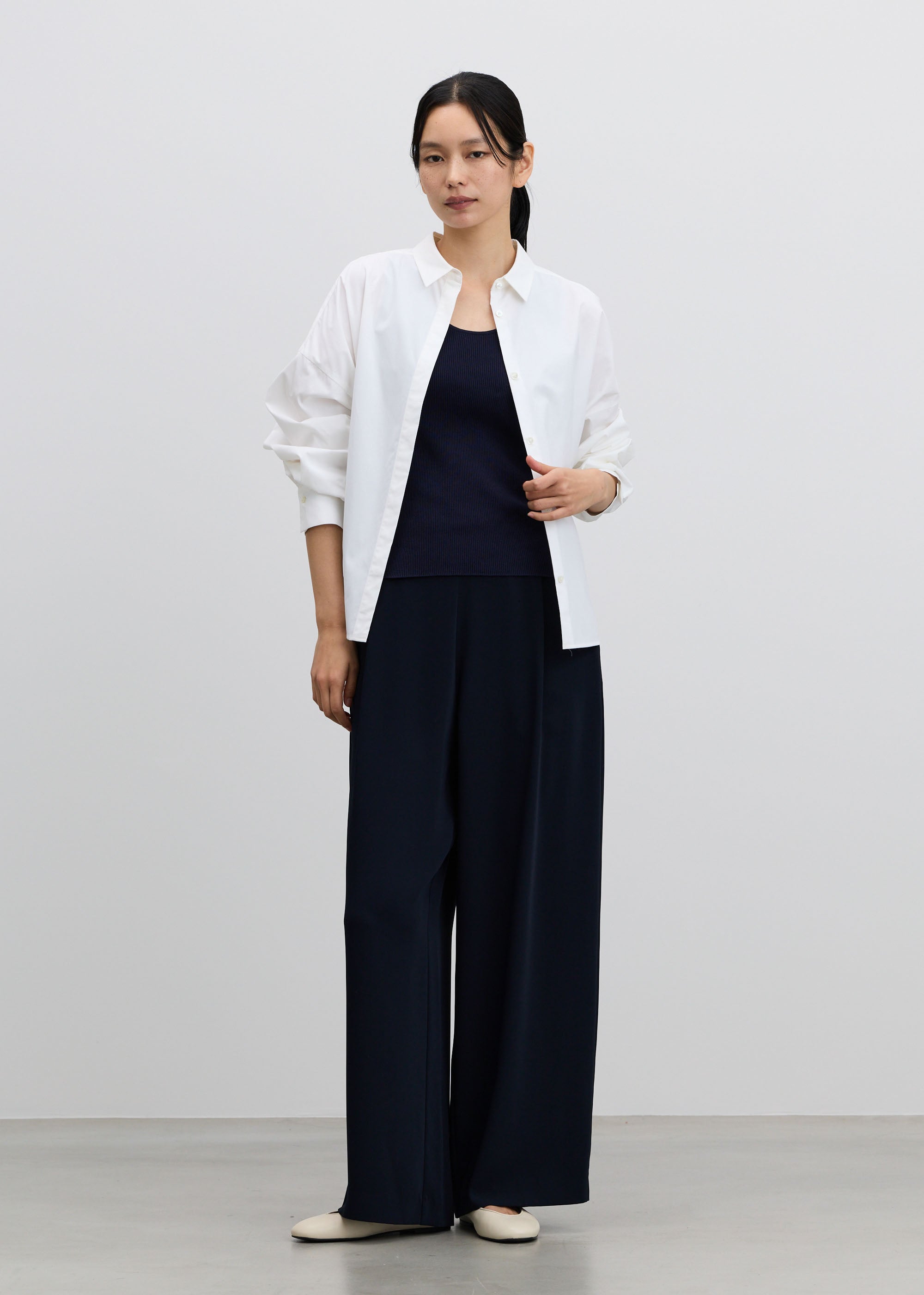 コクーンシャツ - SOÉJU online store｜上質な大人の女性のためのトップス