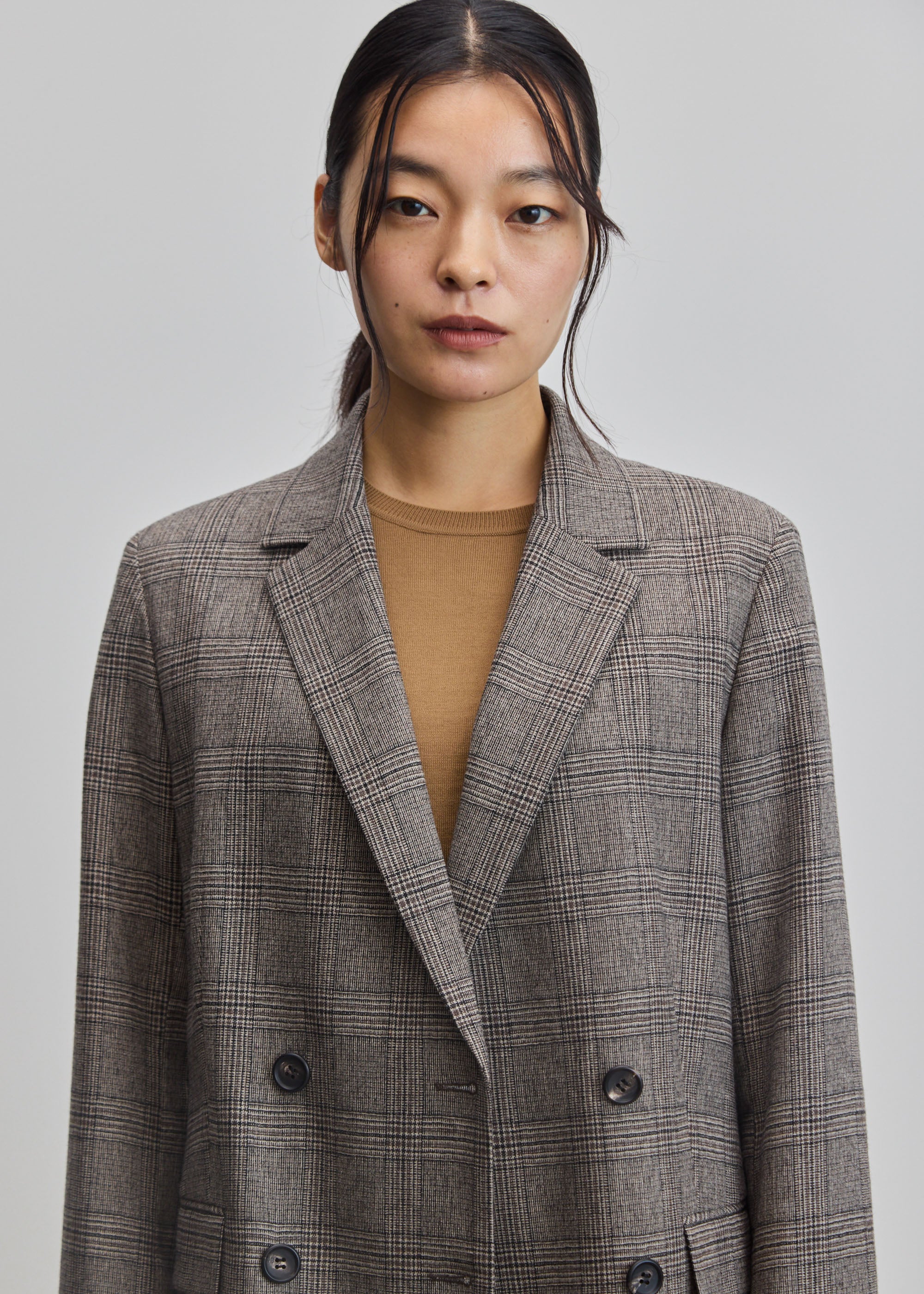 グレンチェックダブルジャケット- SOÉJU online store｜上質な大人の
