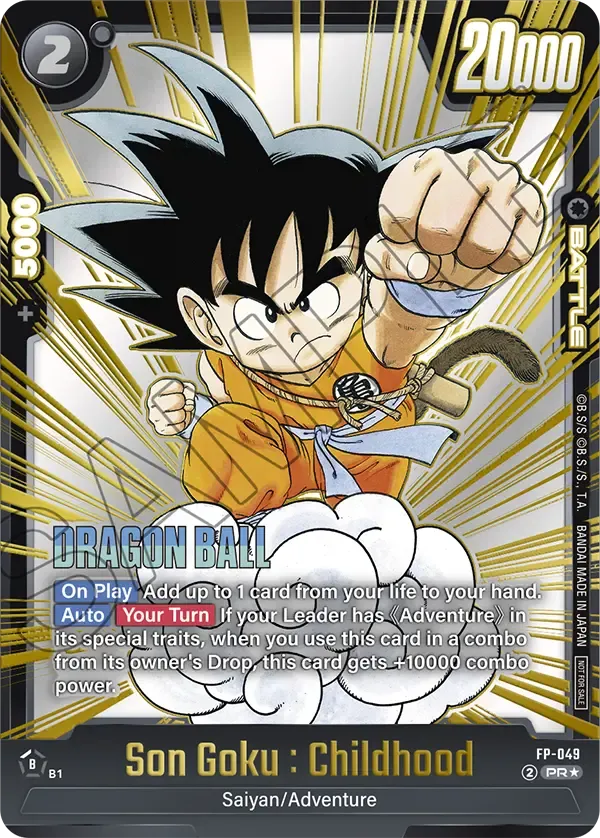 SB01-053 Son Goku : Childhood Dragon Ball Super Card Game Fusion
