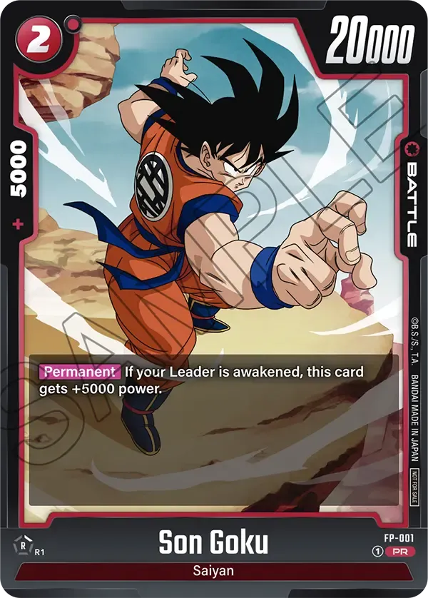 FP-001 Son Goku Dragon Ball Super Card Game Fusion World Card