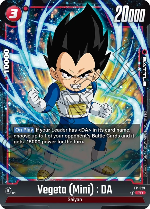 FP-029 Vegeta (Mini) : DA Dragon Ball Super Card Game Fusion World