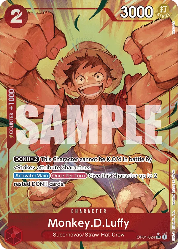 P-022 Monkey.D.Luffy One Piece Card Game Card | One Piece Card Game