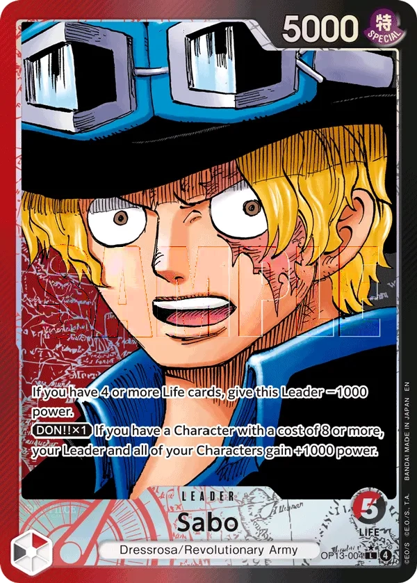 PRB02-014 Sabo One Piece Card Game Card | One Piece Card Game