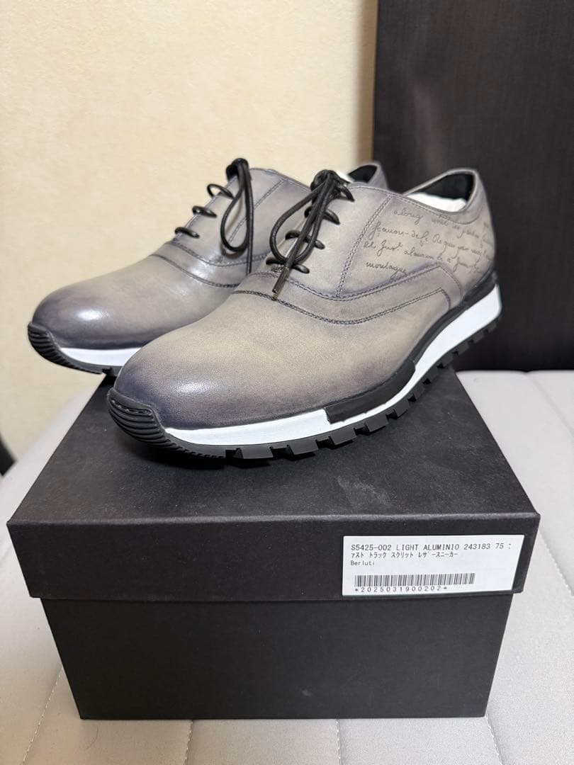 【新品未使用】 Berluti レザーシューズ　スニーカー　ファストトラック