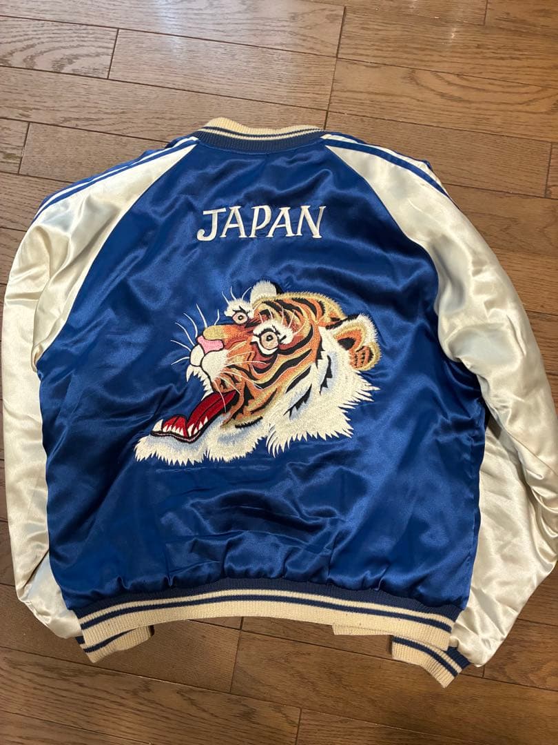 スカジャン　テーラー東洋　虎X鷹　M18426 中古L