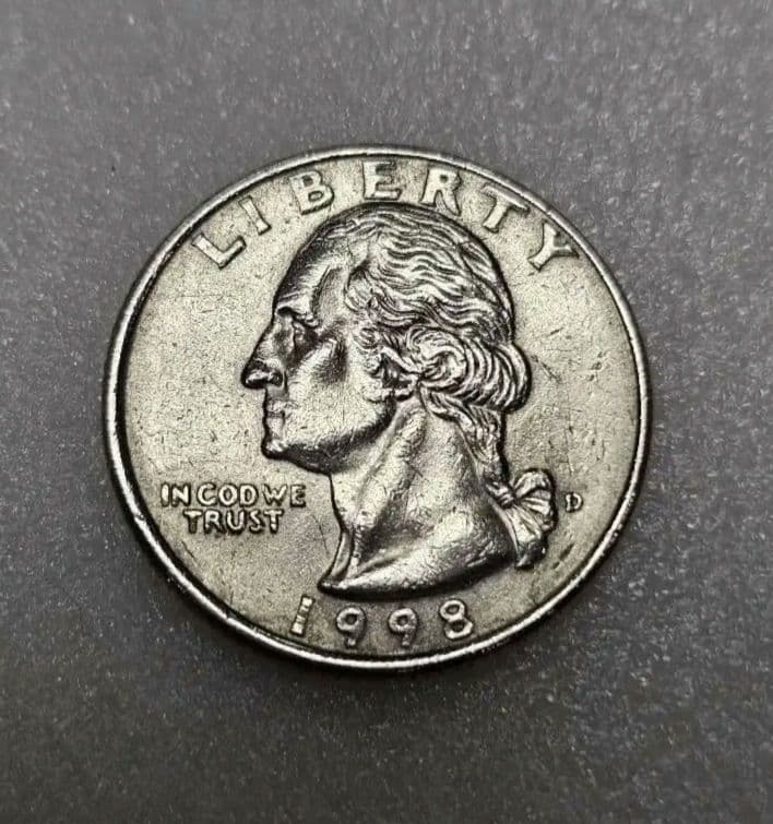 25セント硬貨 1998年 - メルカリ