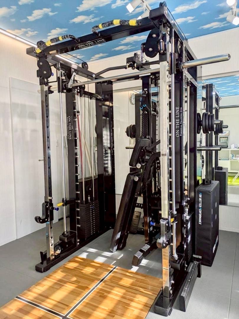 【引き取り限定】5in マルチスミスマシン、パワーラック、スミスマシン BS-X1 マルチスミスマシン スミスマシン パワーラック ベンチプレス