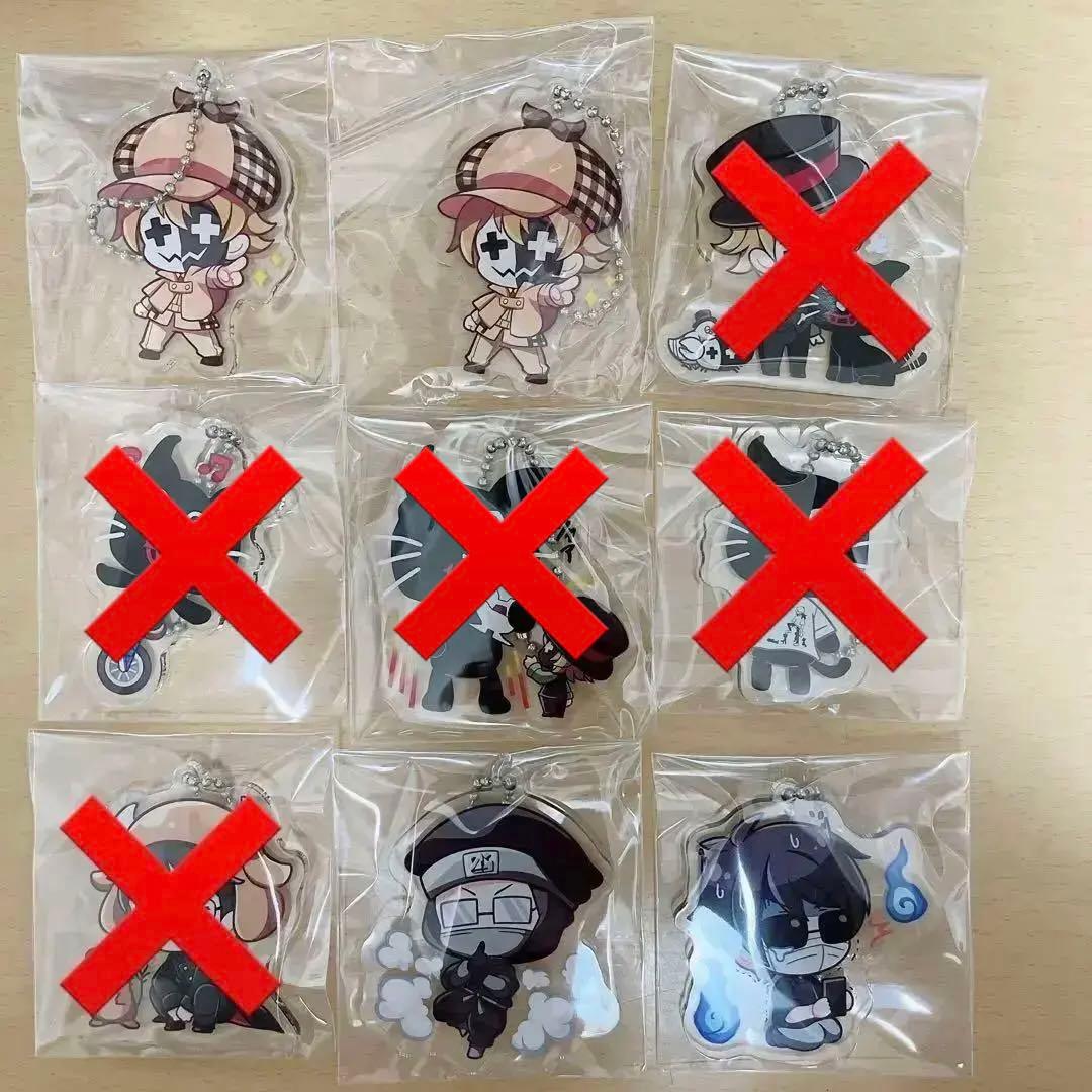 TOP4 アクキーコレクション キヨ レトルト 牛沢 ガッチマン フジ