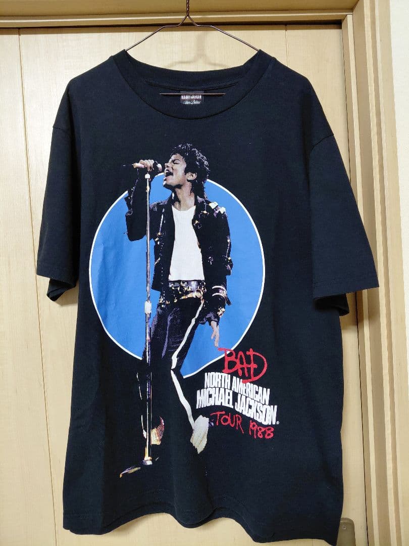 Michael Jackson BAD WORLD TOUR 88 Tシャツ - メルカリ