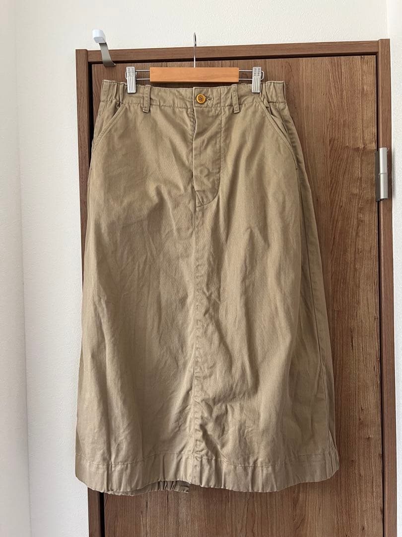 45rpm おこめチノのチーゴスカート　フリー ベージュ ロングスカート