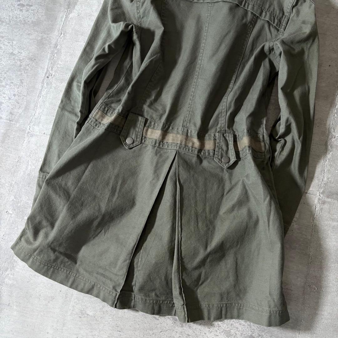 00s ミリタリージャケット 平成ギャル ボリュームネック y2k グランジ