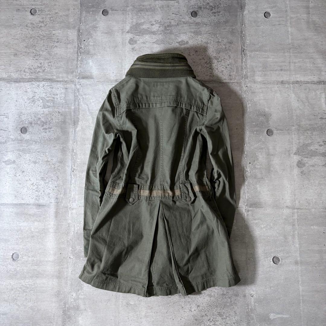 00s ミリタリージャケット 平成ギャル ボリュームネック y2k グランジ