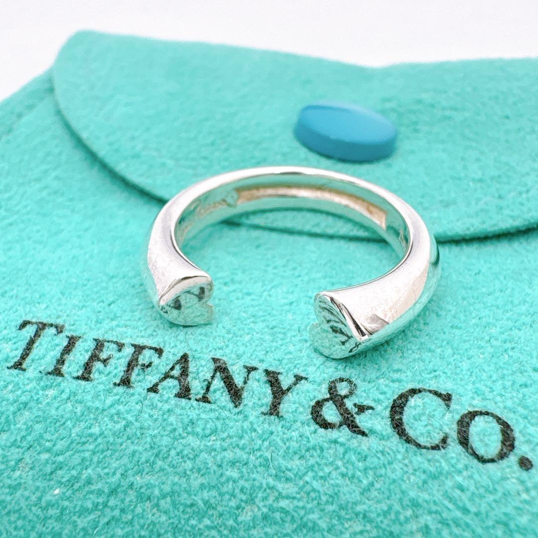 極美品 オールドティファニー テンダネスハート リング 8.5号 シルバー925