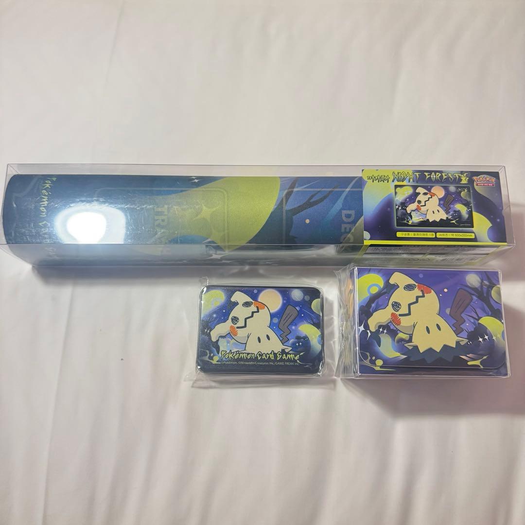 新品未使用】韓国限定 ミミッキュ プレイマット デッキケース ポケカ