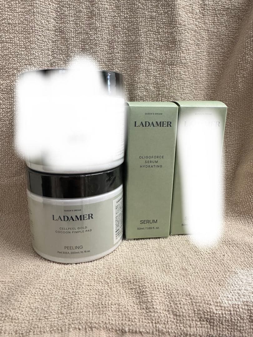 ラダメール ピーリングパット、セラムのセット