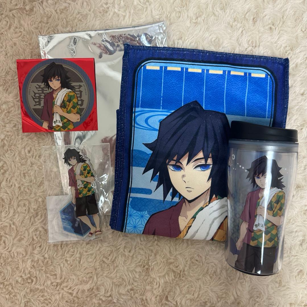 鬼滅の刃　極楽湯　冨岡義勇　まとめ売り　アクリルスタンド　コースター　タオル 鬼滅の刃 タオル 冨岡義勇【予約商品】 - Tokyo Otaku Mode