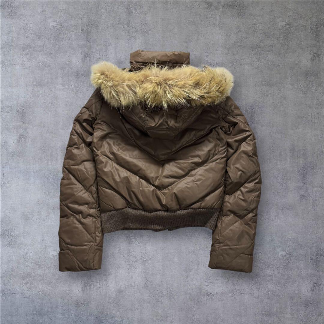 Y2K moussy ファーダウンジャケット 平成ギャル 白ギャルn2b MA1