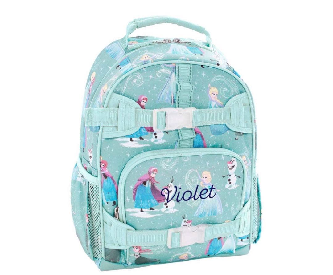 新品 ポッタリーバーン リュック アナ雪 エルサ 水色 レッスンバッグ 通園